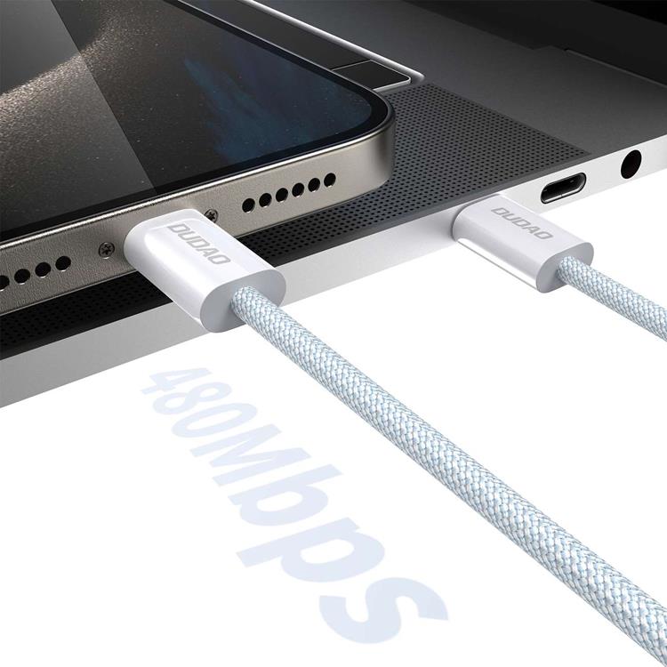 Dudao Dudao L6C USB-C till USB-C kabel PD 60W 1m - Ljusblå
