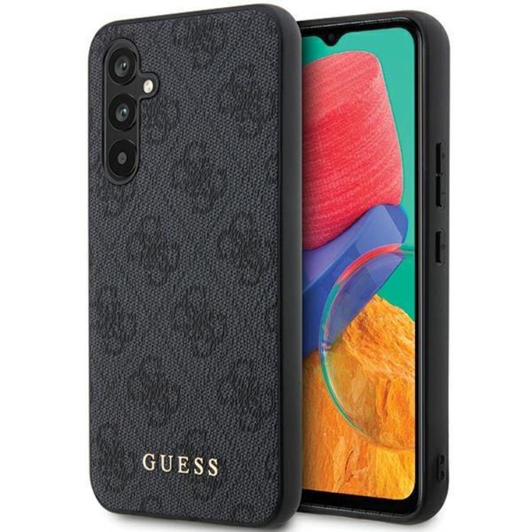 Guess Guess Mobilskal till Galaxy S23 FE Metall Gold Logo