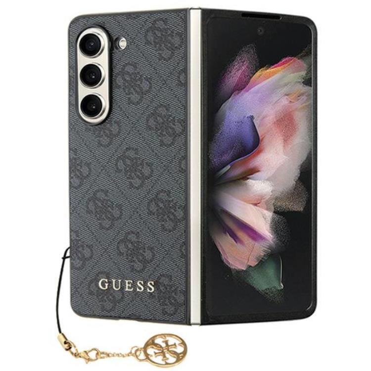 Guess Guess Mobilskal till Galaxy Z Fold 5 Charms Collection - Grå
