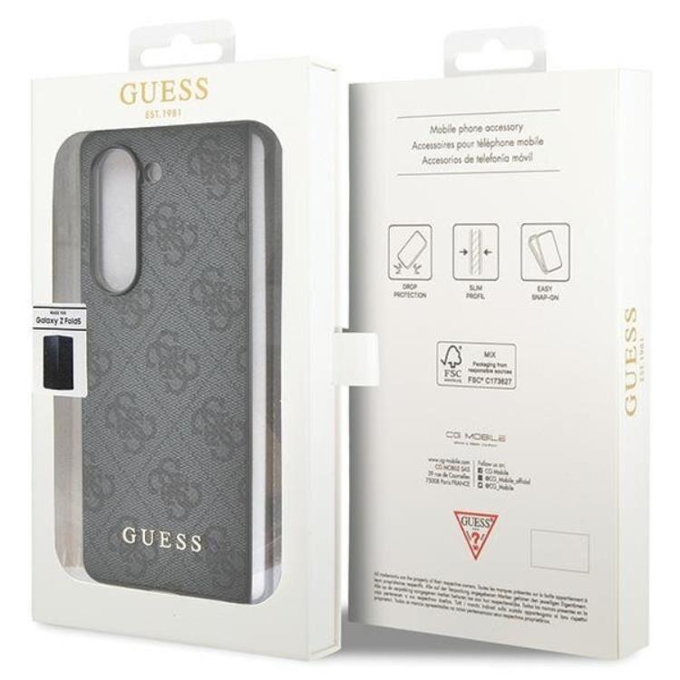 Guess Guess Mobilskal till Galaxy Z Fold 5 Charms Collection - Grå