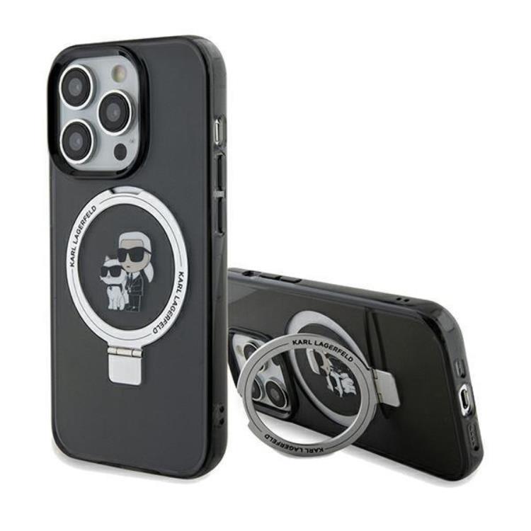KARL LAGERFELD Karl Lagerfeld Mobilskal till iPhone 13 Pro Max MagSafe Ringställ