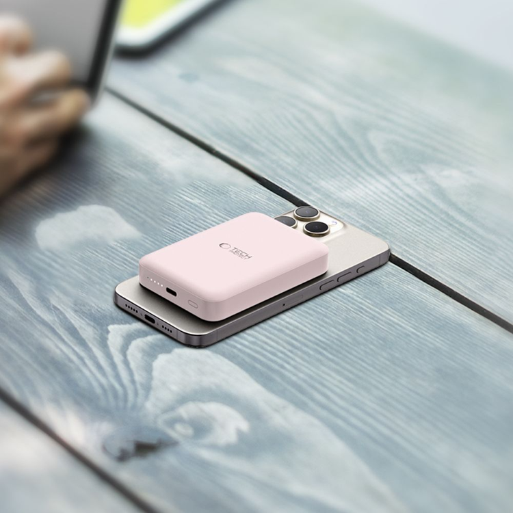 Tech-Protect Tech-Protect Magsafe Powerbank 10000mAh PB11 LifeMag - Rosa