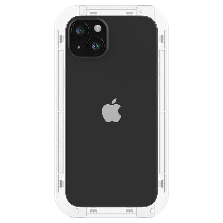 Spigen [2-Pack] Spigen iPhone 15 Plus Härdat Glas Skärmskydd 'EZ' Fit