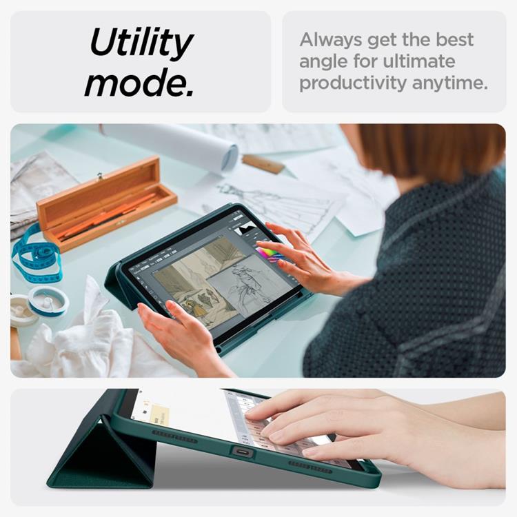 Spigen Spigen iPad Air 11 (2024) Fodral Urban Fit - Svart