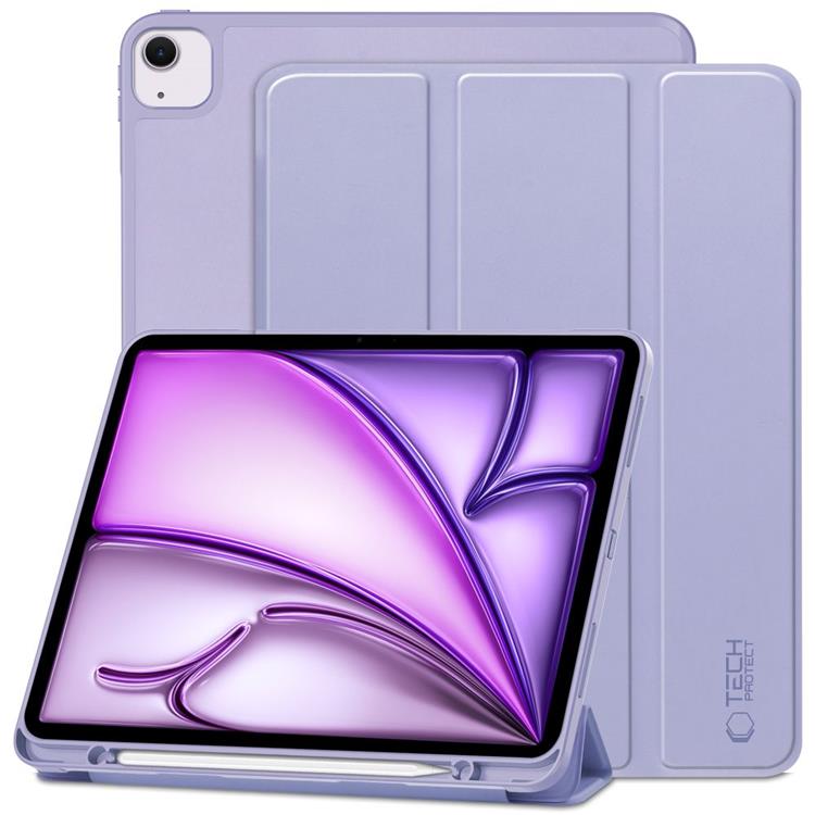 Tech-Protect Tech-Protect iPad Air 13 (2024) Fodral med plats för pennna - Violet