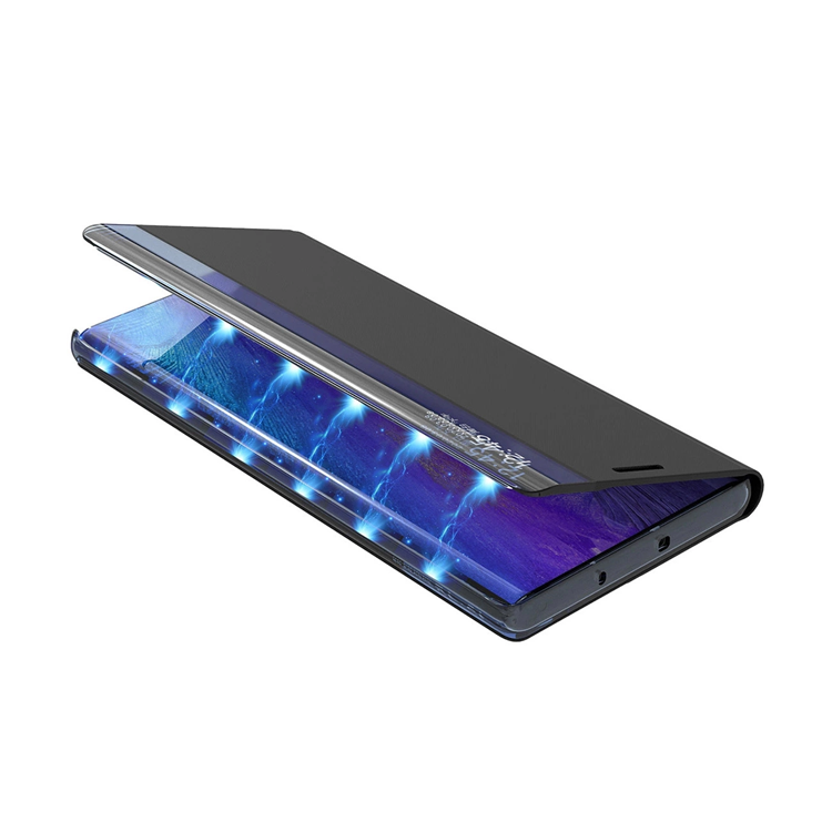 OEM Galaxy A55 Fodral Sleep View med Flap - Blå