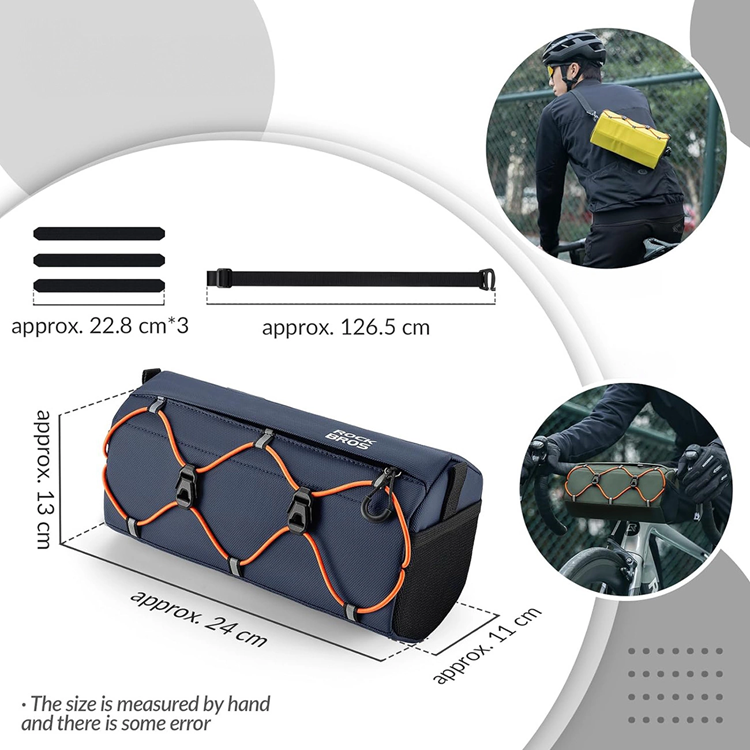 Rockbros Rockbros 30110054002 Cykelstyr Väska 2.2 l - Blå