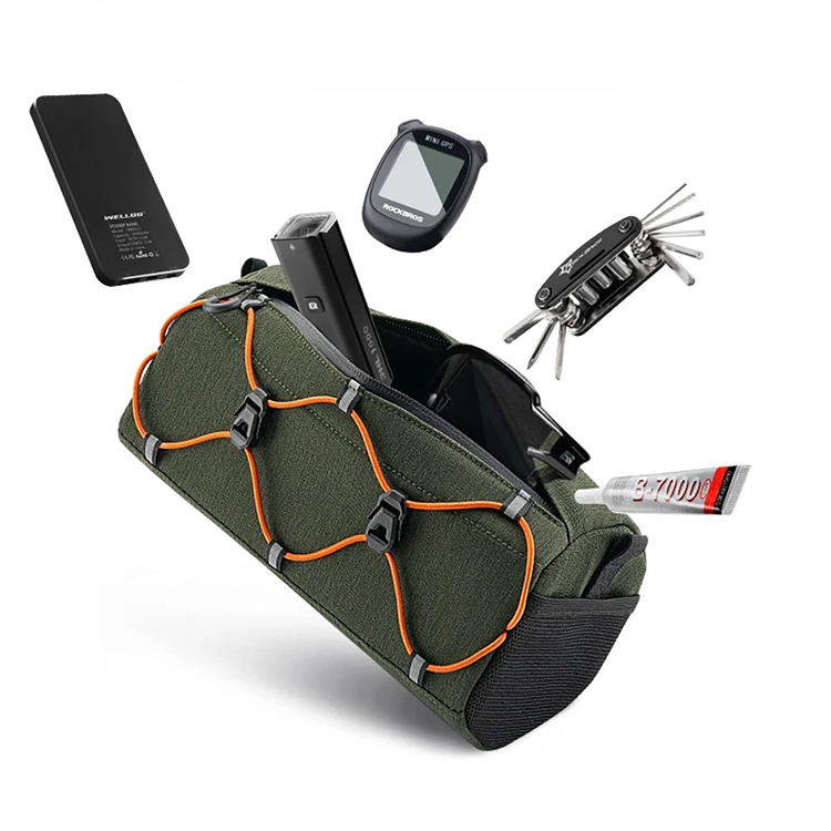 Rockbros Rockbros 30110054001 Cykelstyr Väska 2.2 l - Grön