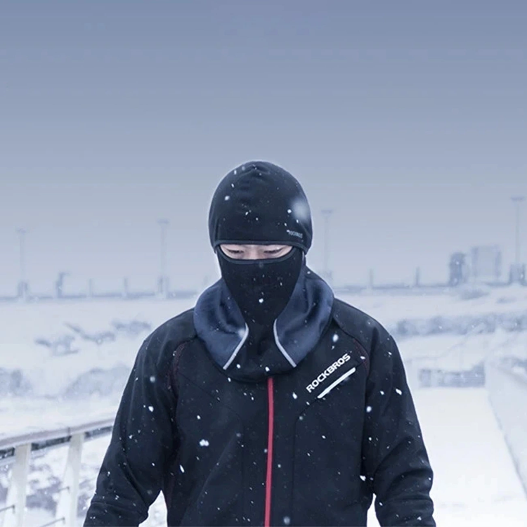 Rockbros Rockbros Cykling Balaclava Universal - Svart/Grå