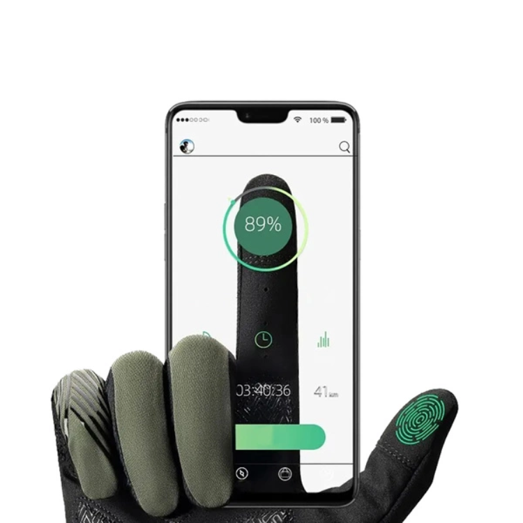 Rockbros Rockbros Cykling Handskar L Shock-Absorbing - Svart/Grön