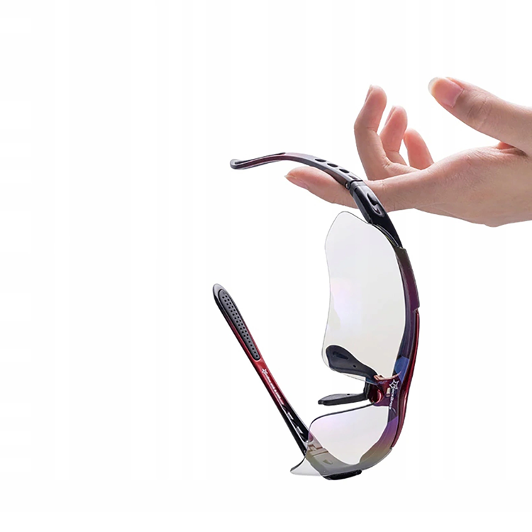 Rockbros Rockbros Polariserade Cykelglasögon - Svart/Röd