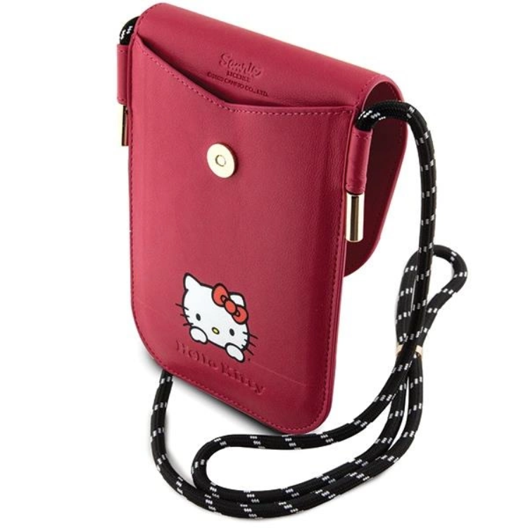 Hello Kitty Hello Kitty Halsbandsfodral Läder Daydreaming - Röd
