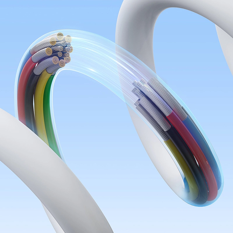 BASEUS Baseus USB-C till USB-C kabel 240W PD 8K 60Hz 1m - Vit