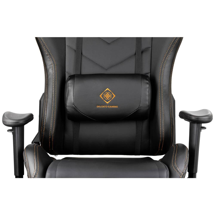 Deltaco DELTACO GAMING Gamingstol i Konstläder DC310 - Svart/Orange