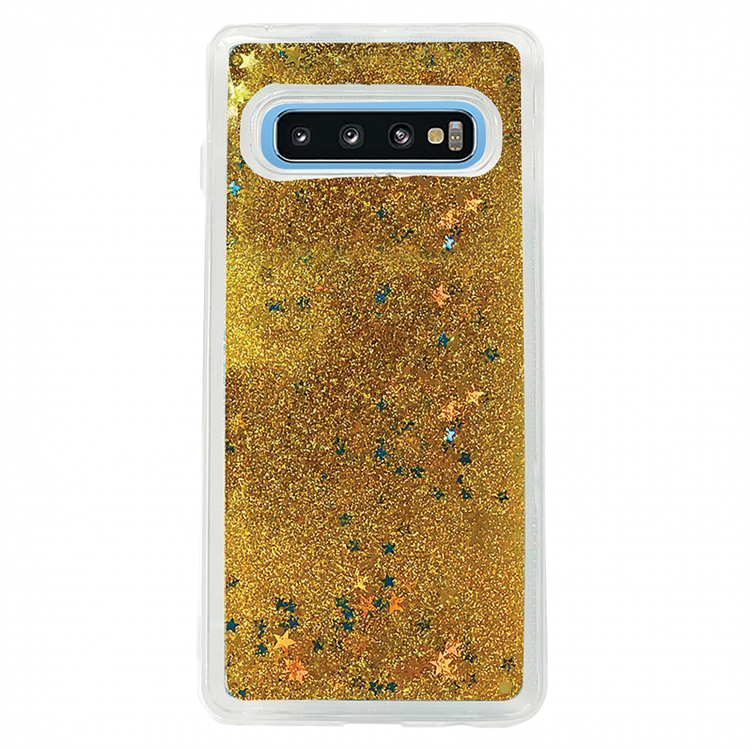 Boom of Sweden Glitter Skal till Samsung Galaxy S10 Plus - Guld