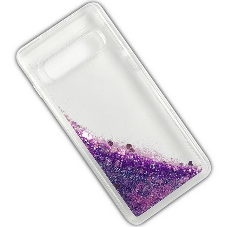 Boom of Sweden Glitter Skal till Samsung Galaxy S10 Plus - Lila