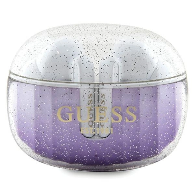 Guess Guess TWS In-ear Hörlurar Bluetooth Glitter Gradient - Lila