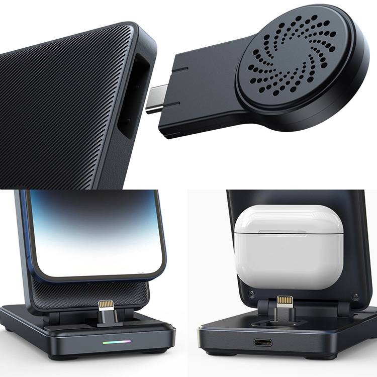 Joyroom Joyroom 4-in-1 Trådlös Laddare iPhone Apple Watch Airpods