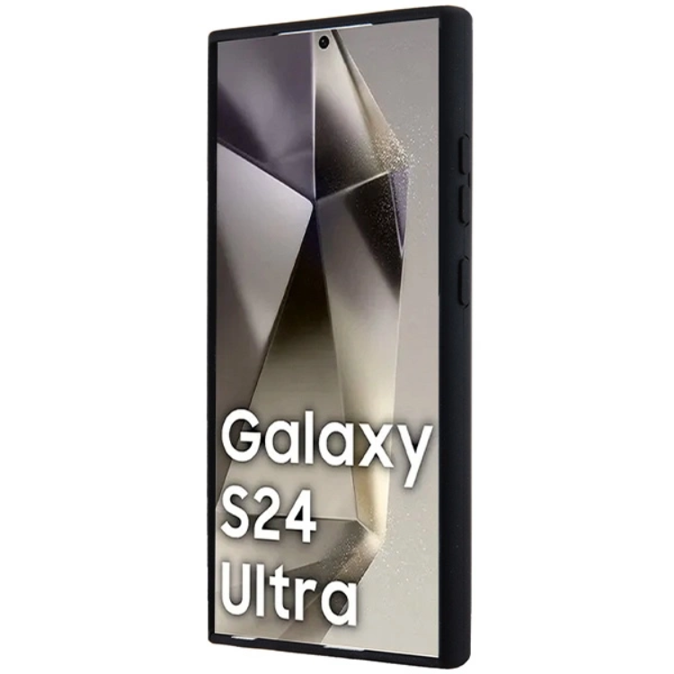 BMW BMW Mobilskal till Galaxy S24 Ultra Magsafe M Silikon Printed Ring - Svart