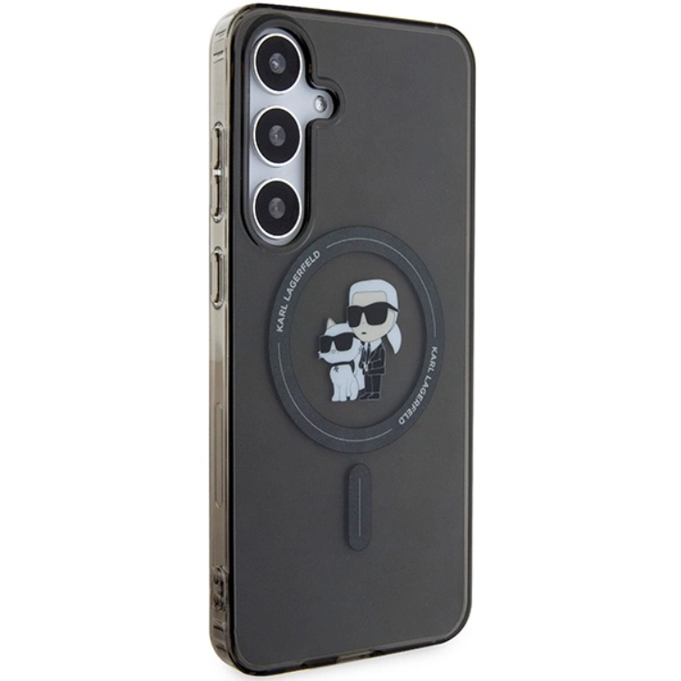 KARL LAGERFELD Karl Lagerfeld Mobilskal till Galaxy S24 Magsafe IML Choupette - Svart