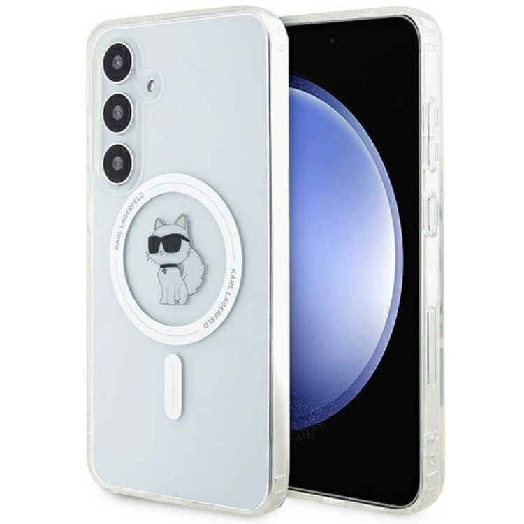 KARL LAGERFELD Karl Lagerfeld Mobilskal till Galaxy S24 Magsafe IML Choupette - Clear