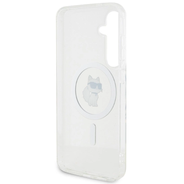 KARL LAGERFELD Karl Lagerfeld Mobilskal till Galaxy S24 Magsafe IML Choupette - Clear