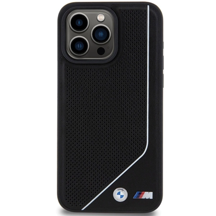 BMW BMW Mobilskal till iPhone 15/14/13 Magsafe Perforated Twisted Line