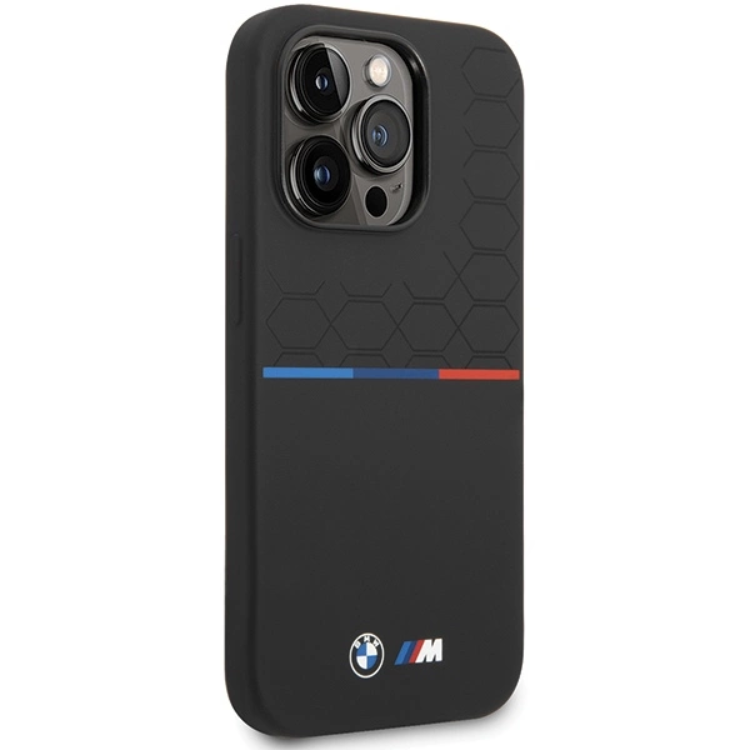 BMW BMW Mobilskal till iPhone 15 Pro Max Magsafe M Silikon Pattern