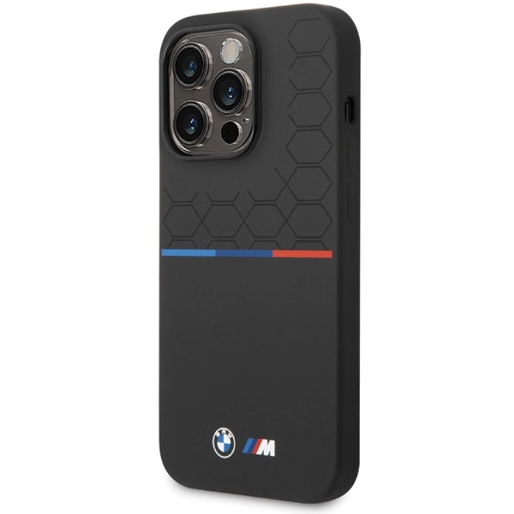 BMW BMW Mobilskal till iPhone 15 Pro Magsafe M Silikon Pattern