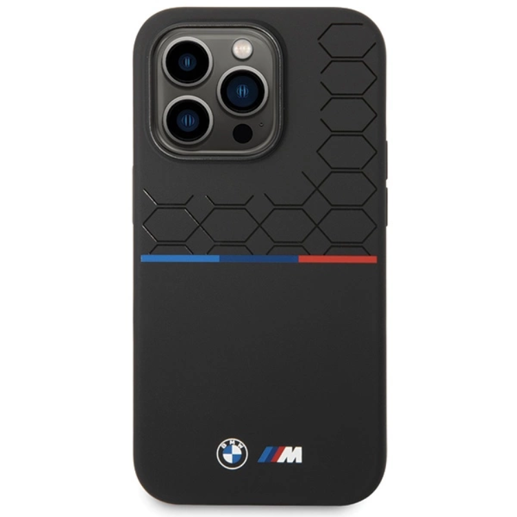 BMW BMW Mobilskal till iPhone 15 Pro Magsafe M Silikon Pattern
