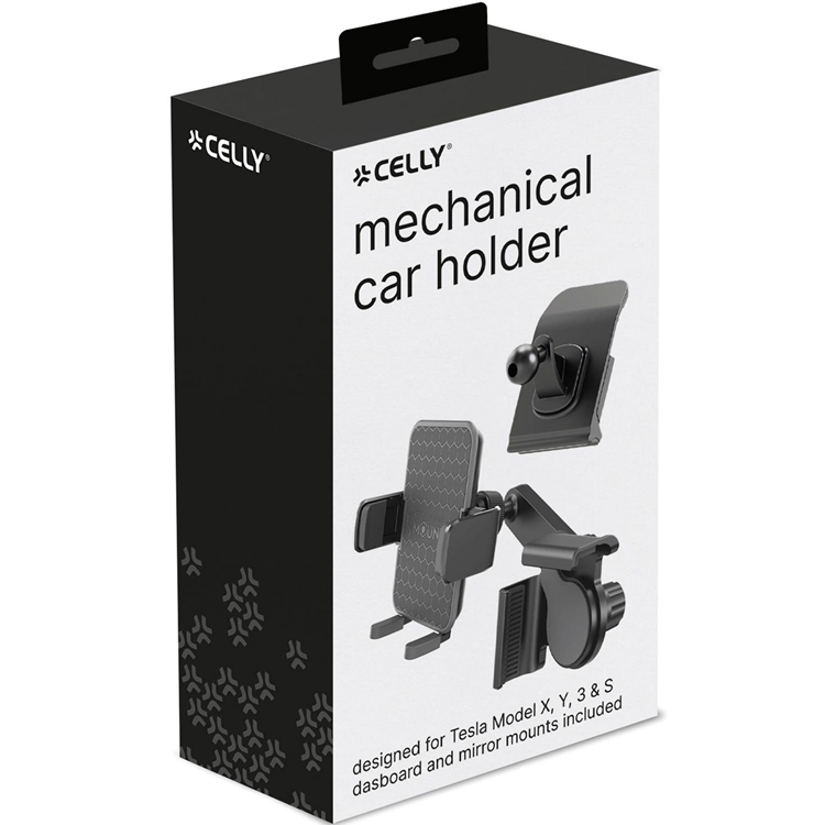 Celly CELLY Mobilhållare Magnetisk För Tesla Model X Y 3. S - Svart