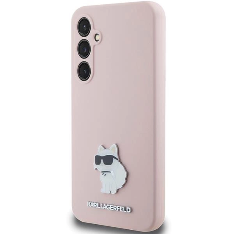 KARL LAGERFELD Karl Lagerfeld Mobilskal till Galaxy S23 Silikon Choupette - Rosa