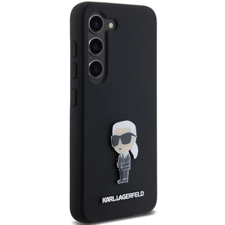 KARL LAGERFELD Karl Lagerfeld Mobilskal till Galaxy S23 Silikon Ikonik Metal Pin