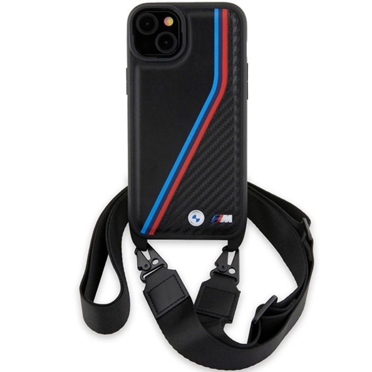 BMW BMW iPhone 15/14/13 Halsbandsskal M Edition Carbon Tricolor