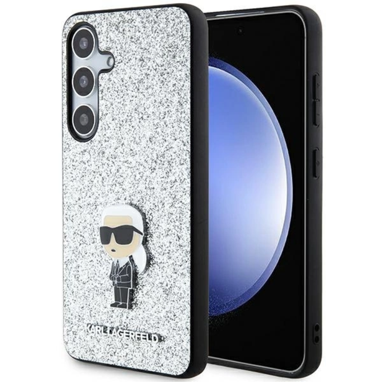KARL LAGERFELD KARL LAGERFELD Mobilskal till Galaxy S24 Fixed Glitter Ikonik Logo