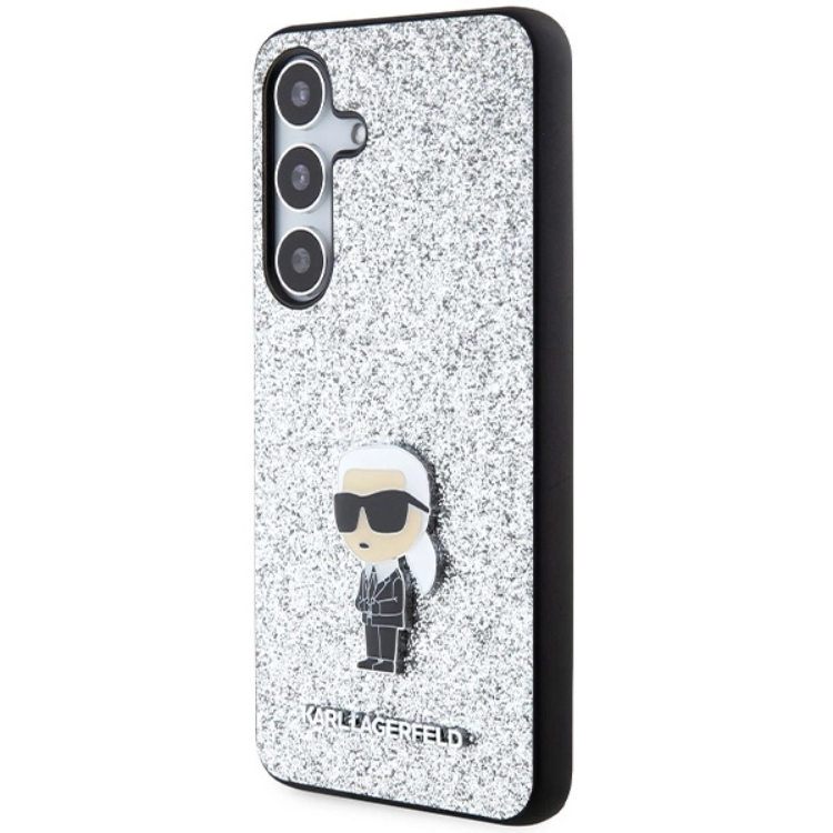 KARL LAGERFELD KARL LAGERFELD Mobilskal till Galaxy S24 Fixed Glitter Ikonik Logo