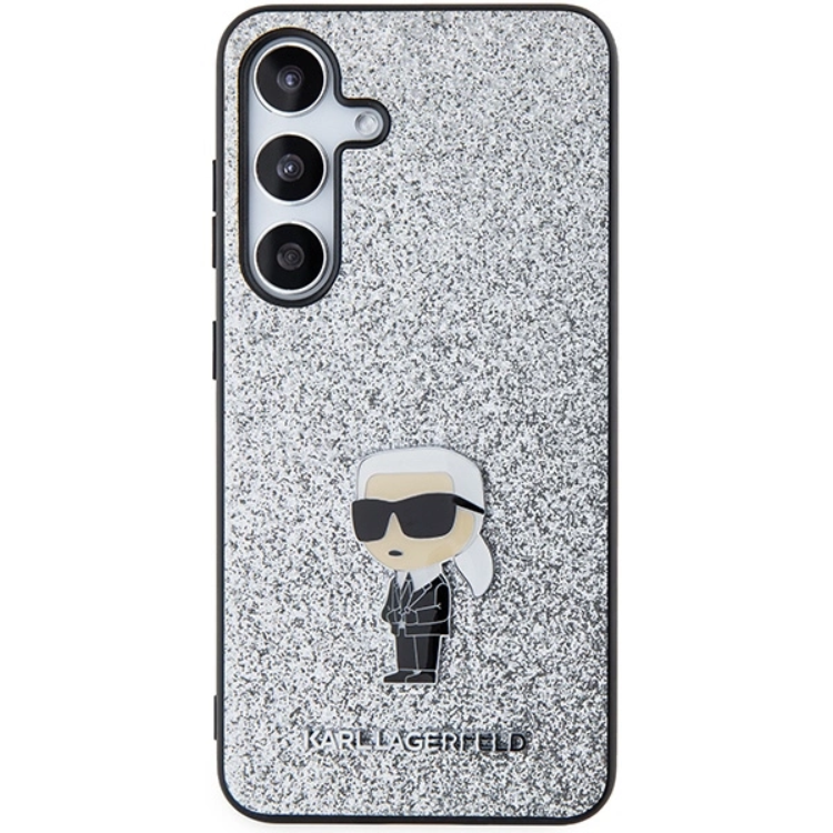 KARL LAGERFELD KARL LAGERFELD Mobilskal till Galaxy S24 Fixed Glitter Ikonik Logo