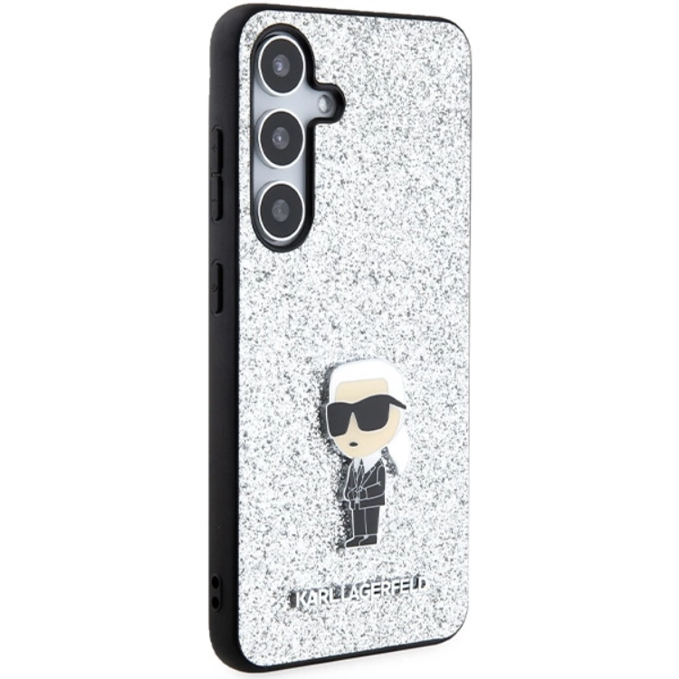 KARL LAGERFELD KARL LAGERFELD Mobilskal till Galaxy S24 Fixed Glitter Ikonik Logo