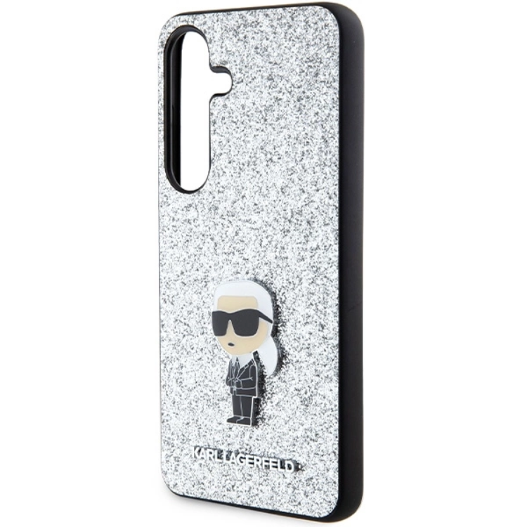 KARL LAGERFELD KARL LAGERFELD Mobilskal till Galaxy S24 Fixed Glitter Ikonik Logo