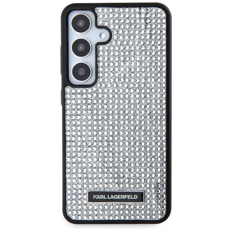 KARL LAGERFELD KARL LAGERFELD Mobilskal till Galaxy S24 Rhinestone Logo Metal Plate
