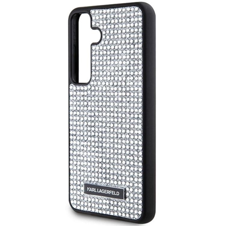 KARL LAGERFELD KARL LAGERFELD Mobilskal till Galaxy S24 Rhinestone Logo Metal Plate
