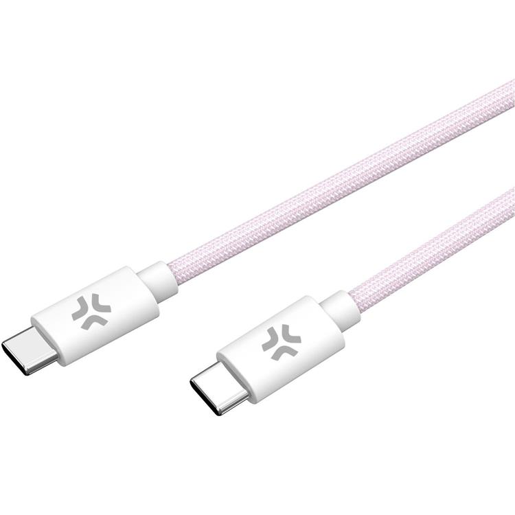 Celly CELLY USB-C till USB-C kabel 60W 1.5m - Rosa