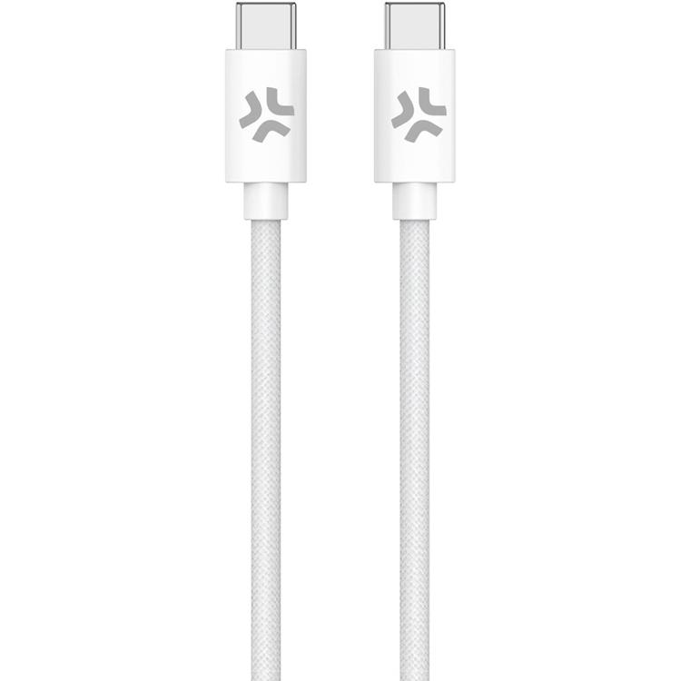 Celly CELLY USB-C till USB-C kabel 60W 1.5m - Vit