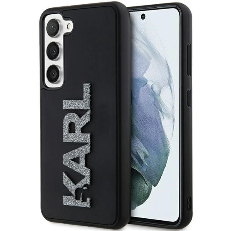 KARL LAGERFELD Karl Lagerfeld Mobilskal till Galaxy S23 3D Rubber Glitter Logo
