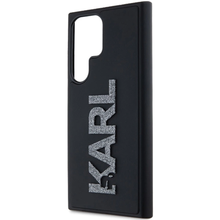KARL LAGERFELD Karl Lagerfeld Mobilskal till Galaxy S23 Ultra 3D Rubber Glitter Logo