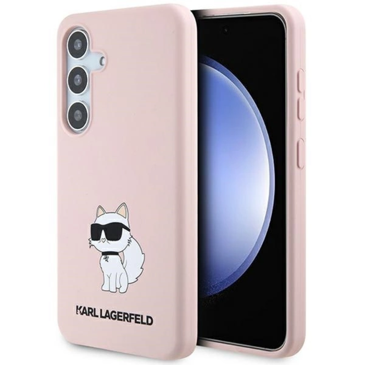 KARL LAGERFELD Karl Lagerfeld Galaxy S24 Plus Mobilskal Silikon Choupette - Rosa