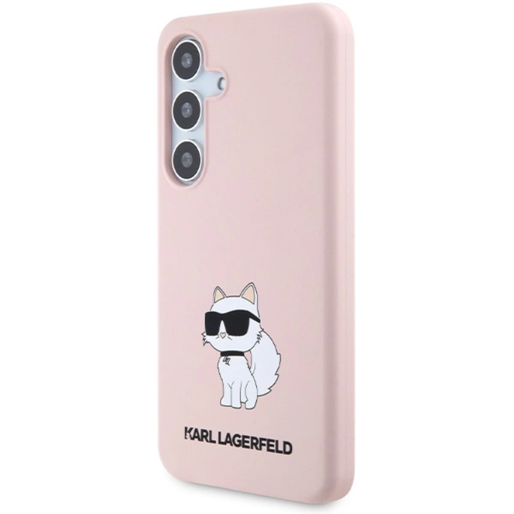 KARL LAGERFELD Karl Lagerfeld Galaxy S24 Plus Mobilskal Silikon Choupette - Rosa