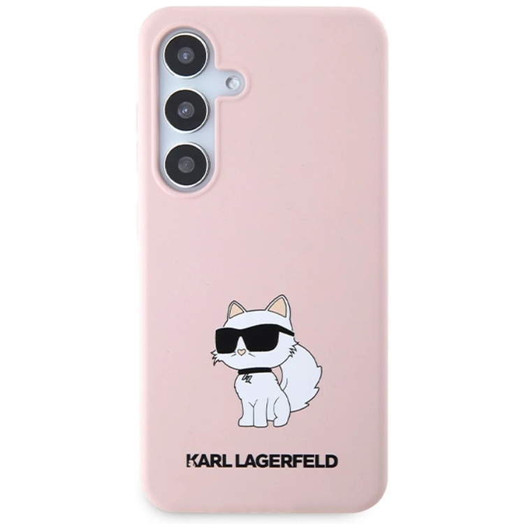 KARL LAGERFELD Karl Lagerfeld Galaxy S24 Plus Mobilskal Silikon Choupette - Rosa