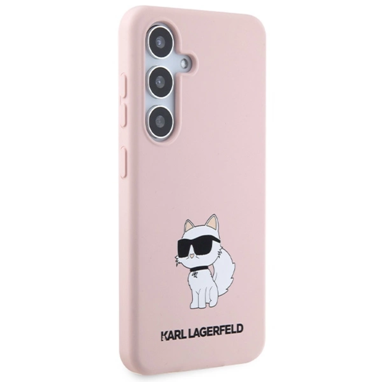 KARL LAGERFELD Karl Lagerfeld Galaxy S24 Plus Mobilskal Silikon Choupette - Rosa