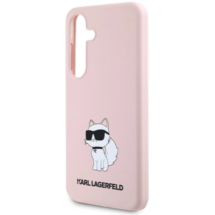 KARL LAGERFELD Karl Lagerfeld Galaxy S24 Plus Mobilskal Silikon Choupette - Rosa
